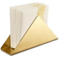 Miniatyrbillede 2 af 4: Guld Rustfrit Stål 304# Serviet Holder, Trekant Cocktail Serviet Dispenser Organizer