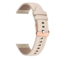 Pikkukuva 1 / 5: Nahkainen älykello ranneke HUAWEI WATCH GT 4 41mm/Garmin Venu 3S/Venu 2S ranneke Ruusukullan väri Solki 18mm Ranneke Ranneke Nahka Aprikoosi Leather Apricot 18mm Venu 3S