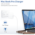 Miniatyrbillede 3 af 6: 85W Magsafe 2-oplader til Apple Macbook Pro 13\" 15\" 17\"