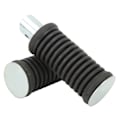 Miniatyrbillede 4 af 4: 2 stk. Fodstøtter Gummi Aluminium Legering Fodpedal Udskiftning Baja MB165 MB200 Mini Cykler