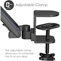 Miniatyrbillede 4 af 7: Leddelt Håndledsstøtte, Ergonomisk Armstøtte til Skrivebord, Kontortilbehør og Hjemmekontortilbehør, Justerbar Håndledsstøtte