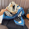 Pikkukuva 7 / 10: 90x90cm Silkkinen Huivi Rantahuivi 3 3 3 3