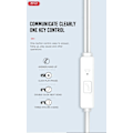 Miniatyrbillede 3 af 4: USB-C TYP-C Kontakt In-Ear Høretelefoner med Mikrofon EP25