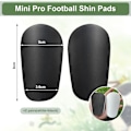 Pikkukuva 2 / 7: 2 paria Mini Pro jalkapalloshin guard - unisex liukumattomat jalkapalloshin guard - ammattilaisille ja aloittelijoille - jalkapallolle ja juoksulle! XS(8*5)