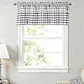 Miniatyrbillede 4 af 5: Køkken Gardiner Dekoration Vindue Gardin Luksus Cafe Valance Topper Draperier db Lysegrå Light Grey 74cmx61cm