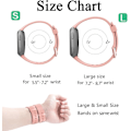 Pikkukuva 6 / 6: Älykellon rannekoru on yhteensopiva Fitbit Versa Smartwatchin, Versa 2:n ja Versa Lite se -kellojen kanssa naisille ja miehille (Peach-L)