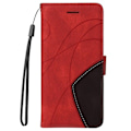 Miniatyrbillede 2 af 2: Bi-Color Series iPhone 7/8/SE (2020)/SE (2022) Læder... Röd red