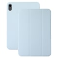 Miniatyrbilde 1 av 3: Etui til iPad Air 11 (2024) - Tri-Fold Stativ, Lær, Magnetisk, Auto-Wake/Sleep - Matcha Multicolor Multicolor Baby Blue