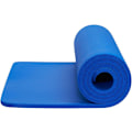 Miniatyrbillede 2 af 3: Yogamåtte | Multifunktionel Ekstra Tyk Skummåtte til Træning | Udstrækning, Styrketræning og Terapi – Pilates, Fitnessudstyr Blue