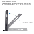 Miniatyrbillede 2 af 5: 2 stk. 3g 4g 5g Antenne 600-6000mhz 18dbi Forstærkning SMA Han til Trådløst Netværkskort Wifi Router Høj S