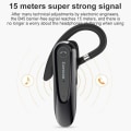 Miniatyrbilde 6 av 10: Bluetooth-headset med dobbel mikrofon V5.0 håndfri Bluetooth-øretelefon med 25 timers taletid