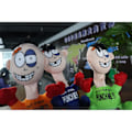 Miniatyrbillede 5 af 5: Sjov Punch Me Skrigende Dukke, Interaktive Legetøj med Lyd Desktop Punching Bag Gaver til Stress Relief