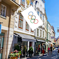 Pikkukuva 4 / 6: Olympialaulu, Pariisi 2024 Olympialaulut, 150x90 cm Olympialaulut Koriste, Olympialaiset Koriste 2024, Olympialaulut 2024