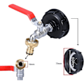 Miniatyrbillede 5 af 5: 1000l tankhane med haveslangehaneadapter, S60x6 Ibc hane tilslutning_xx