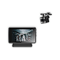 Miniatyrbillede 2 af 4: Dashcam bilkamera for og bag, Full HD, 140 vidvinkel, loop-optagelse, parkeringsmonitorering, for + interiør, 1 stk.