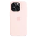 For iPhone 15 Pro Max Case Silicone Magnetic Phone Case Compatible with MagSafe Pink Pink iPhone 15 Pro Max