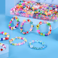 Miniatyrbillede 4 af 4: 2480 stk Polymer Clay Perler til Armbåndsfremstillingssæt Søde Sjove Perler Armbåndsfremstilling DIY Kunsthåndværk Fødselsdagsgaver Legetøj