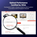 Miniatyrbilde 2 av 5: DP-kabel DisplayPort til DisplayPort 8K@60Hz 4K@120Hz DP-kabel.