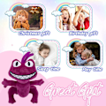 Miniatyrbilde 4 av 5: Plushleker, 3 Plushies, Stoffdyr Plush Doll for Fans og Barn (Lilla)