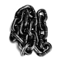 Miniatyrbillede 1 af 9: Sjov Hundesnor Simulation Livagtig Jernkæde Letvægts Plastik Træktov Til Hundeluftning Sort_xx Black Medium 3 M
