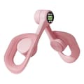 Mireva Fit Bäcken- och Lårtränare Ergonomisk Portabel Bentränare Rosa Pink Counting Adjustable