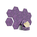 Miniatyrbild 1 av 5: 12 st självhäftande akustikpaneler hexagon Y-linjerade ljudisoleringspaneler ljudisolering hög densitet