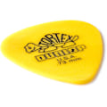 Miniatyrbillede 2 af 3: Guitarplektre, standard gul 0,73 mm 12 stk.