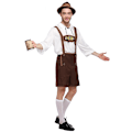 Pikkukuva 4 / 5: Miesten Oktoberfest-asu - Aikuisten suuri 1-osainen XXL