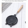 Miniatyrbilde 8 av 9: Vaffeljern Dobbeltsidig Vaffel Stekepanne Non-stick Komfyrtopp Vaffeljern Bakeware med Avtakbart Håndtak for Vafler Sandwich Toaster
