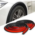 Pikkukuva 6 / 10: Universaalit Lokasuojat Bil Hjulbågar Wing Expander Arch Ögonbryn Stänkskydd Läpp Body Kit Cover Mud Guard Tillbehör