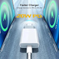 Miniatyrbild 4 av 5: 20W Original USB-C Snabbladdare för iPhone 11 12 13 14 Pro Max mini Typ C Snabbladdning för iPhone 8 Plus XR XS MAX USB-C Kabel
