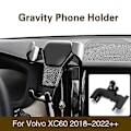 Pikkukuva 5 / 5: Puhelinteline Volvon XC60 XC40 XC90 S60 V60 S90 GPS-teline Auto Gravity Mount Auton Puhelinteline Auton Tarvikkeet color