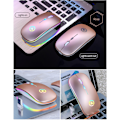 Miniatyrbild 8 av 9: Bluetooth-mus, trådlös uppladdningsbar mus för MacBook Pro/MacBook Air, trådlös Bluetooth-mus för Laptop/PC/Mac/iPad Pro/dator