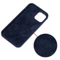 Miniatyrbild 3 av 5: Flytande silikon skyddsskal för iPhone 13 mini - Grön Multicolor Midnight Blue