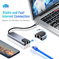 Miniatyrbillede 5 af 5: USB-C Hub Multiport Adapter, 5-i-1 USB-C Dockingstation med 4K HDMI