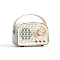 Miniatyrbillede 1 af 5: IC Mini Radio Bluetooth-højttaler, bærbar lille højttaler hvid