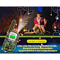 Miniatyrbilde 5 av 5: Walkie Talkies for Barn, 3 KM Lang rekkevidde Walkie Talky Radio Lekegave for Gutter og Jenter 3-pakning