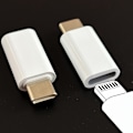 Miniatyrbillede 2 af 8: 2 stk. sæt, egnet til iPhone Lightning til USB C-adapter, C-Type opladerinterface, egnet til iPhone16/15 oplader 2 Pack (white)