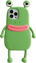 Mjukt silikonfodral för kvinnor flickor iPhone 15 Unik söt 3D-tecknad design