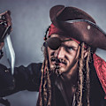 Miniatyrbillede 5 af 5: Sort øjenklap Justerbare piratklapper til behandling af strabismus A