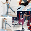 Miniatyrbilde 5 av 5: Fotstropper kabeltrekk med D-ringer, polstrede ankelstropper, gym, 2 stk