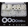 Miniatyrbillede 3 af 5: 520 stk. Nylon Skivere Plastikpakninger M2 M2.5 M3 M4 M5 M6 M8 M10