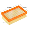 Miniatyrbilde 2 av 4: Isincer 3-pakning flate plisserte filtre for Karcher multifunksjonsstøvsuger MV4 MV5 MV6 WD4 WD5 WD6 våt-/tørrstøvsuger - erstatter 2.863-005.0