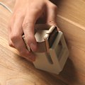 Miniatyrbild 2 av 4: För Apple Watch 7 6 5 4 iWatch 3 2 1 Silikonställ Laddningsdocka Hållare Retro Dator Mönster Nattduksbord Förvaringsfäste Bas white