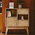 Miniatyrbillede 4 af 5: Fletværk Naturlig Rattan til Flettingsprojekter Bred Rattan til DIY Håndværk Skab Stol Møbler