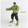 Miniatyrbild 1 av 8: Iron Man Spider-Man Captain Marvel Captain America Thanos Hulk Avengers Lysande Figurer Hulk