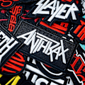 Miniatyrbillede 4 af 5: Band Rock Parche Music Patches Strygejern På Badges Striber Broderede Applikation Tøj Stickers Aa010