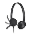 Pikkukuva 2 / 10: H340 Langallinen Kuuloke, Stereokuulokkeet Melunvaimennusmikrofonilla, USB, PC/Mac/Kannettava - Musta