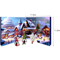 Miniatyrbild 8 av 8: 24-dagars julkalender med samlarfigurer av tomtar, julkalender 2024, juldekoration tomtekalenderpresent (1 st)