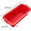 Miniatyrbilde 2 av 5: 2 stk. - Bakeware i silikon for rektangulært brød